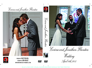 Corina and Jonathan Wedding DVD Cover