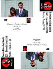 Corina and Jonathan Wedding DVD Label